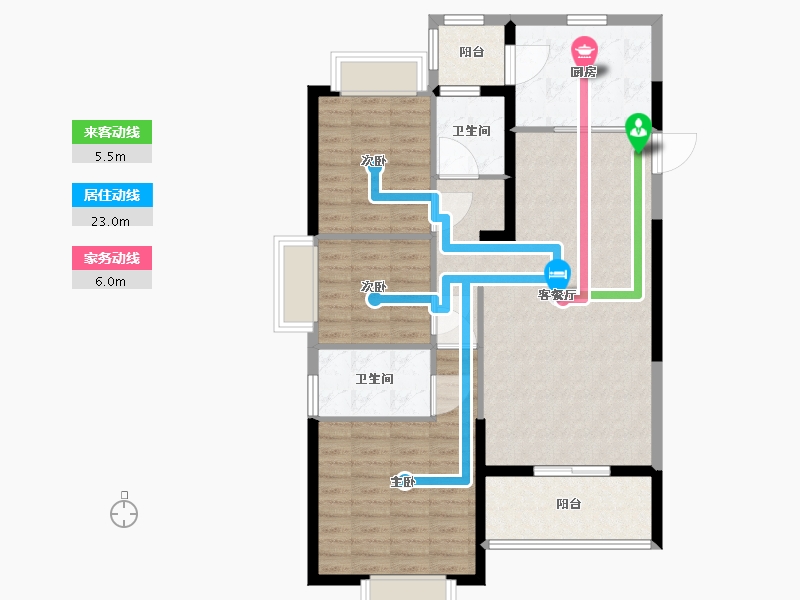 福建省-宁德市-福鼎恒大未来城-98.01-户型库-动静线