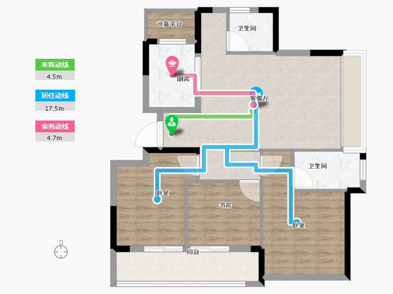 浙江省-湖州市-安吉慢谷-92.00-户型库-动静线