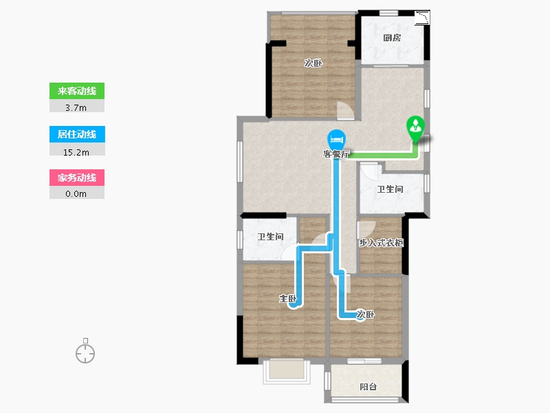 福建省-宁德市-交投天行万安-94.00-户型库-动静线