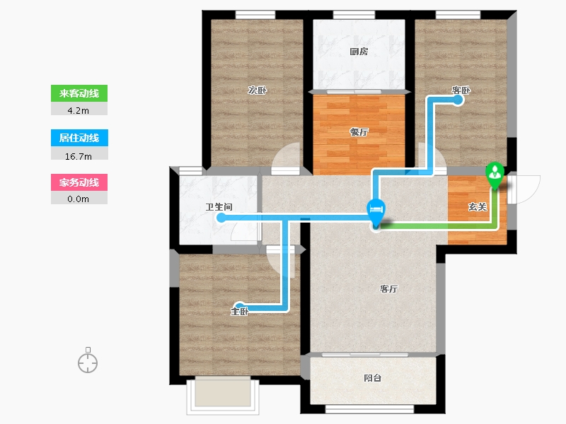 山东省-济南市-中建长清湖-75.87-户型库-动静线