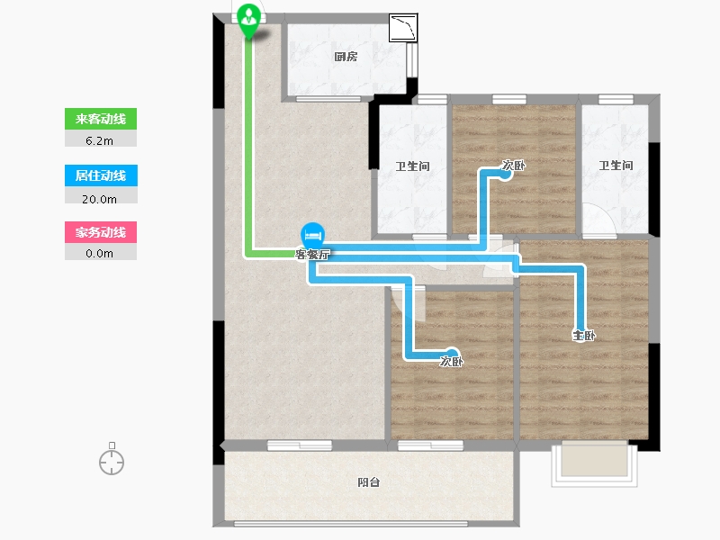 福建省-宁德市-华熙元·水岸君华-93.99-户型库-动静线