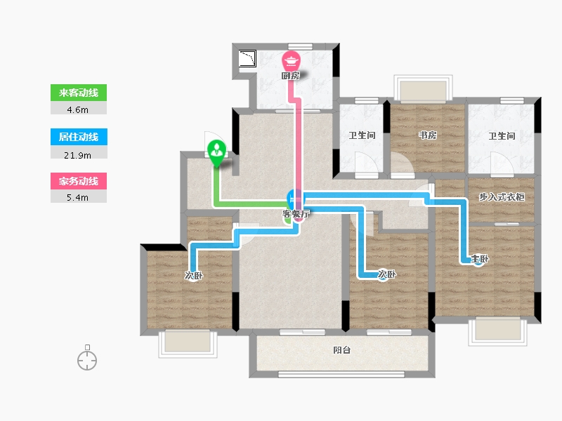 江苏省-南通市-富力院士廷-114.58-户型库-动静线