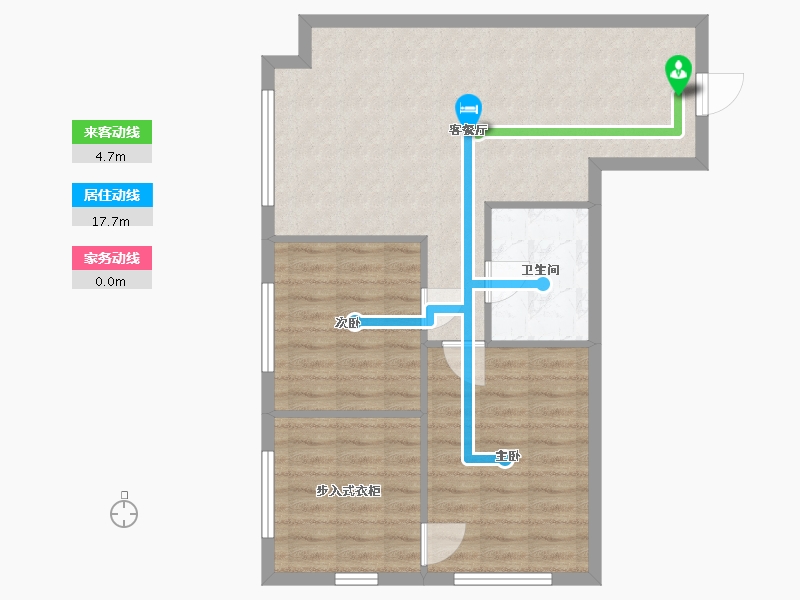 江苏省-南通市-中央城市之光-72.00-户型库-动静线