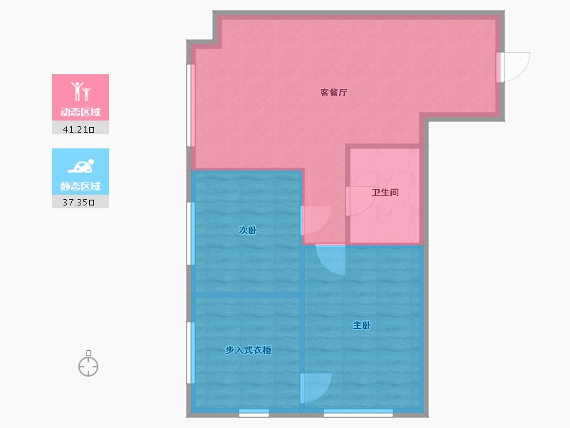 江苏省-南通市-中央城市之光-72.00-户型库-动静分区