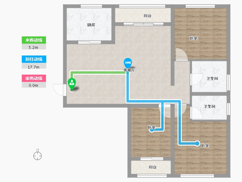 江西省-上饶市-饶商总部基地-107.66-户型库-动静线