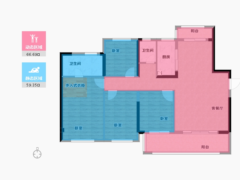 福建省-泉州市-中南天樾-114.00-户型库-动静分区