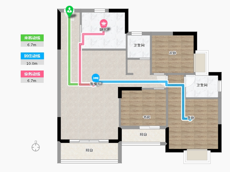 江西省-九江市-新城国际-98.32-户型库-动静线