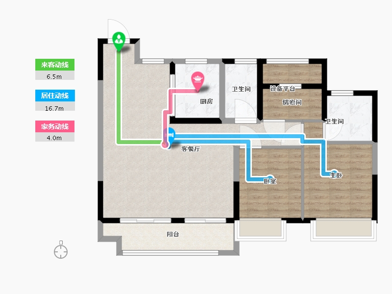 江苏省-苏州市-常熟誉景华庭-92.01-户型库-动静线