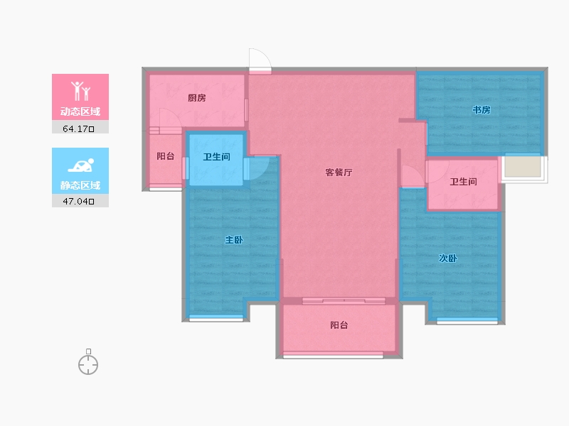 江西省-九江市-新城国际-100.47-户型库-动静分区