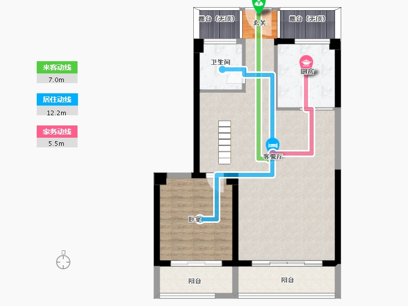 福建省-漳州市-漳发名都-82.47-户型库-动静线