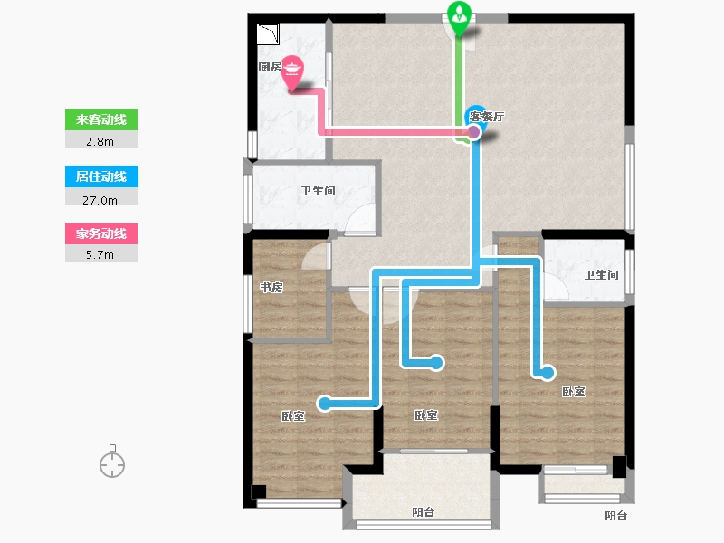 福建省-龙岩市-建发津湖印-114.00-户型库-动静线