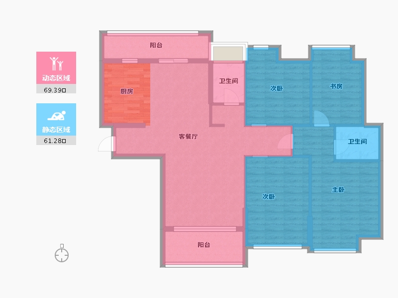 江西省-九江市-新城国际-118.56-户型库-动静分区