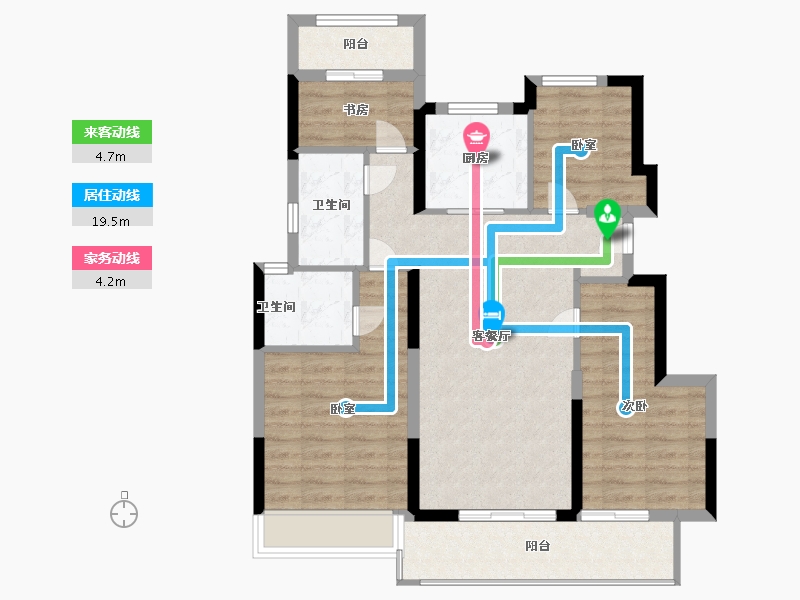 浙江省-宁波市-荣安·春和景明-85.99-户型库-动静线