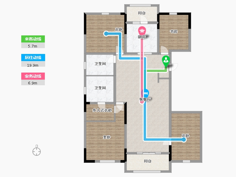 江西省-九江市-满庭春MOMΛ朝阳里-167.00-户型库-动静线