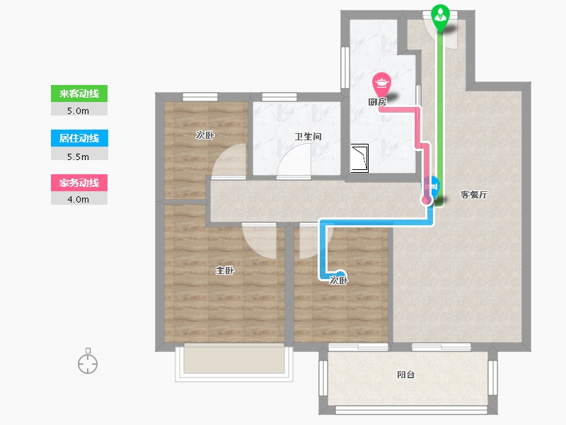 江苏省-徐州市-银城·致享城-78.01-户型库-动静线