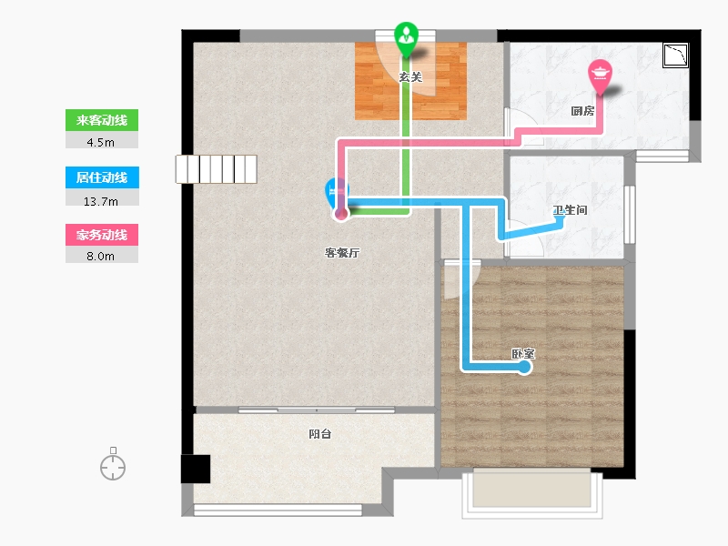 福建省-漳州市-漳发名都-87.29-户型库-动静线