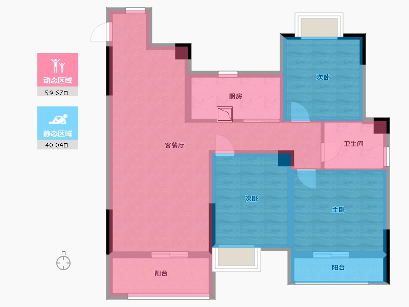 江西省-南昌市-经开盈石IM广场-88.00-户型库-动静分区