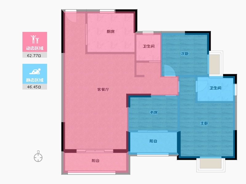 江西省-九江市-新城国际-99.22-户型库-动静分区