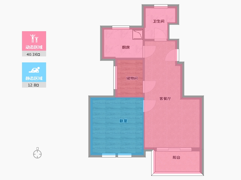 浙江省-杭州市-竹悦山水轩-47.16-户型库-动静分区