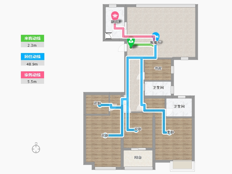 江西省-九江市-九江·金鹏城-111.20-户型库-动静线