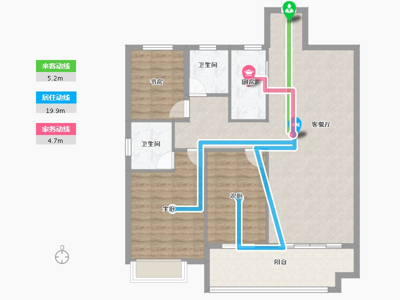 江西省-上饶市-东投·太阳城-101.22-户型库-动静线