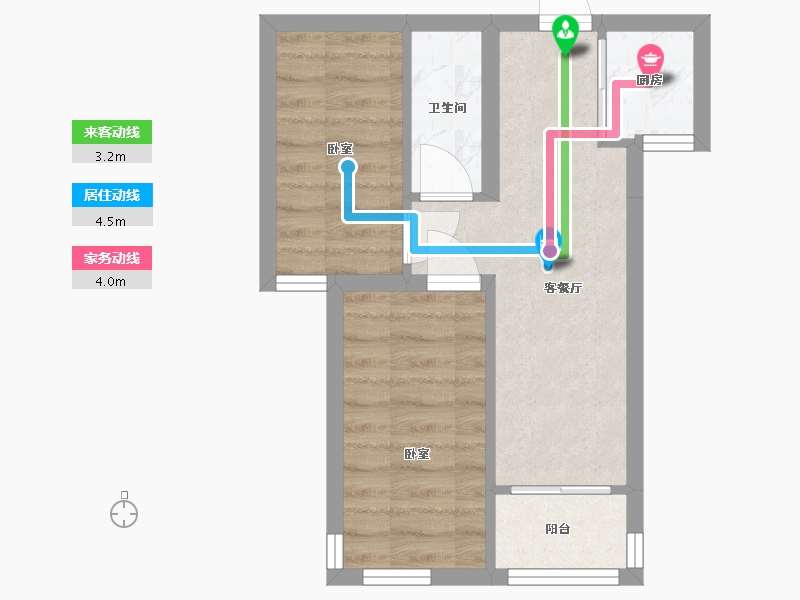 宁夏回族自治区-石嘴山市-银大蔚未来-68.01-户型库-动静线