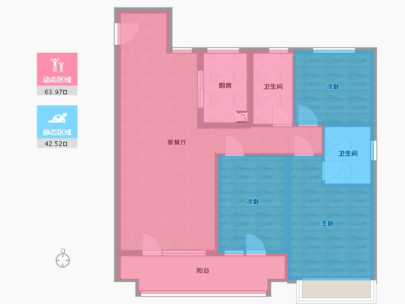 山东省-日照市-金科集美景致-95.00-户型库-动静分区