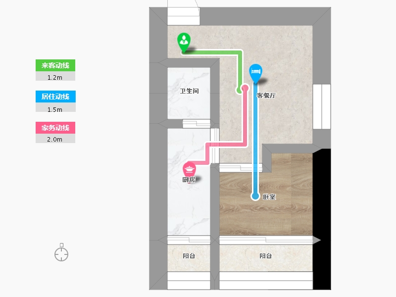 浙江省-嘉兴市-金汇智博广场-5.97-户型库-动静线