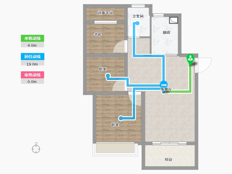 安徽省-合肥市-琥珀蜀熙府-77.56-户型库-动静线