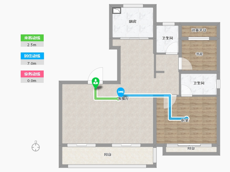 安徽省-合肥市-琥珀蜀熙府-99.00-户型库-动静线