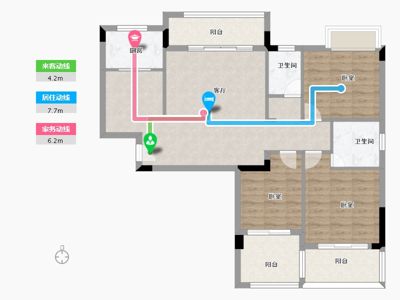 江西省-上饶市-富金·新世界-91.23-户型库-动静线