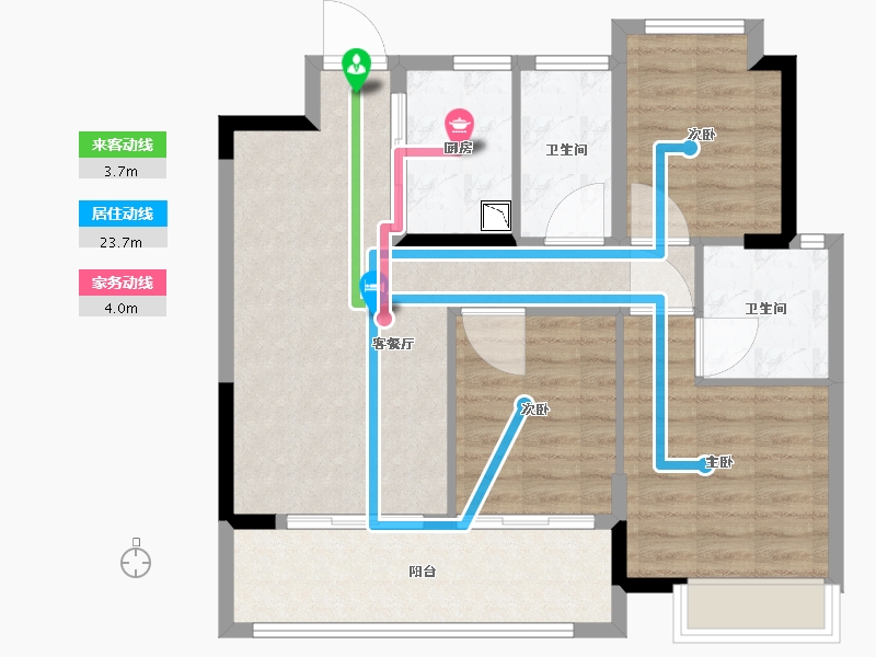 福建省-厦门市-保利万兆大国璟-81.00-户型库-动静线