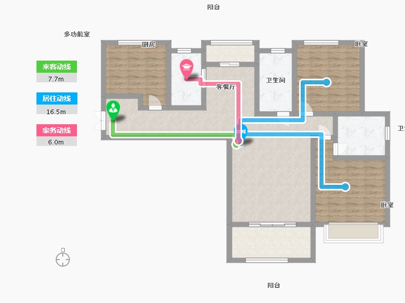 江西省-景德镇市-鹭金·昌江府-100.00-户型库-动静线