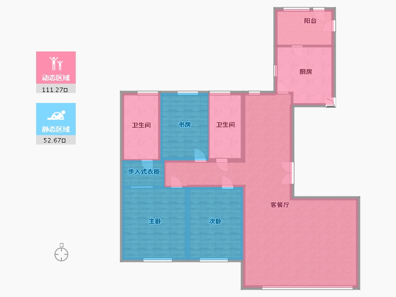 江西省-南昌市-商联中心住宅-149.00-户型库-动静分区