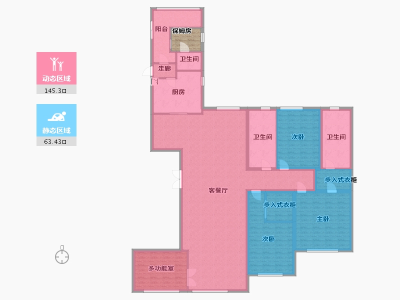 江西省-南昌市-商联中心住宅-194.00-户型库-动静分区