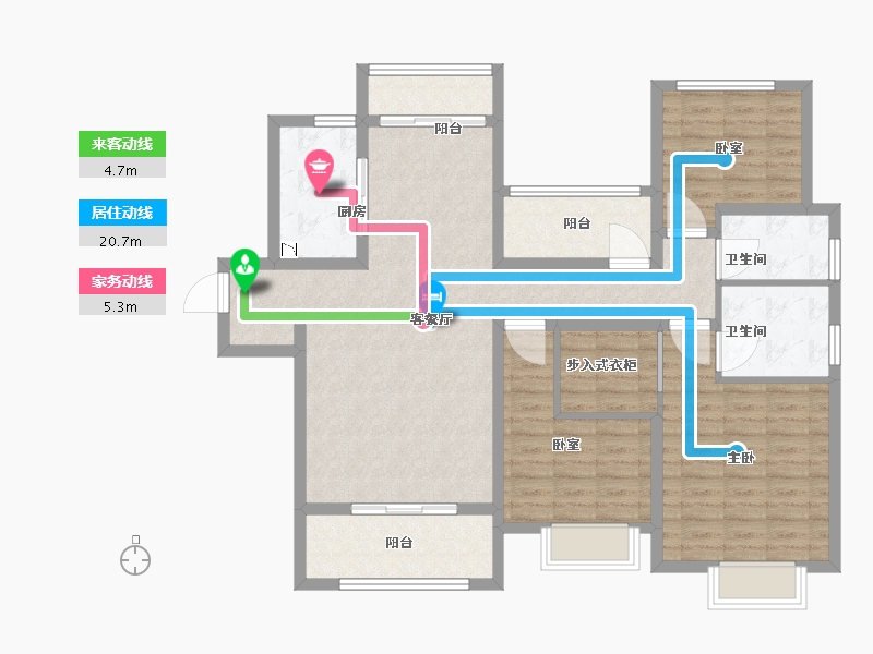 江西省-景德镇市-鹭金·昌江府-112.01-户型库-动静线