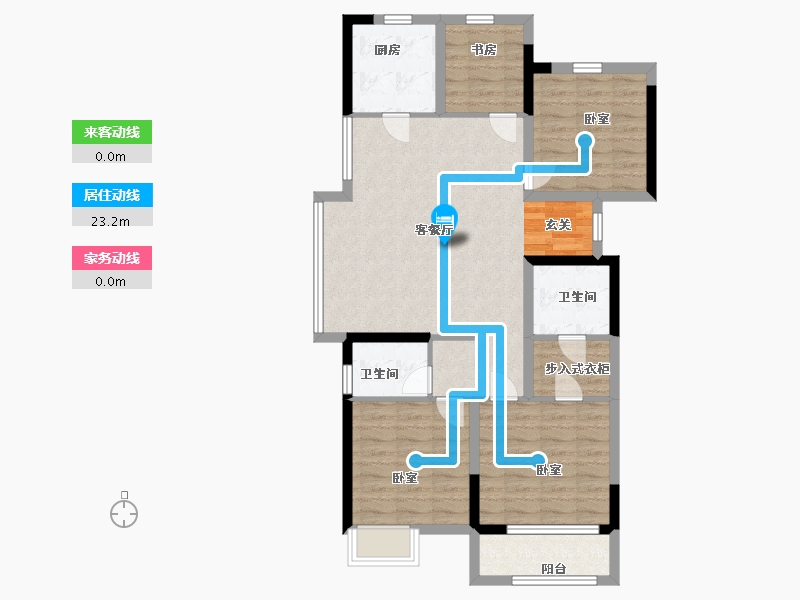 浙江省-嘉兴市-阳光城·中山府-92.00-户型库-动静线