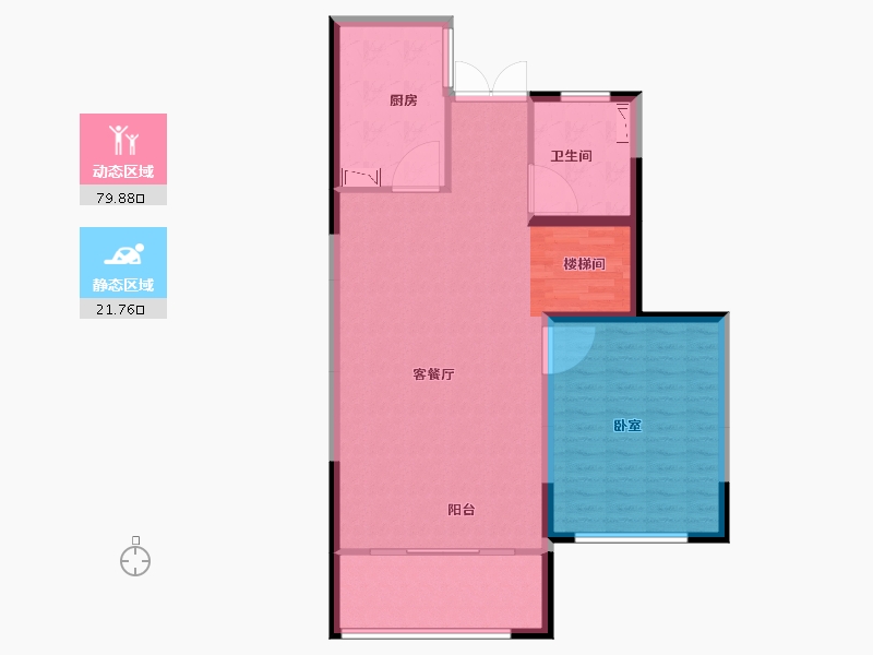 浙江省-丽水市-东方嘉苑-93.01-户型库-动静分区