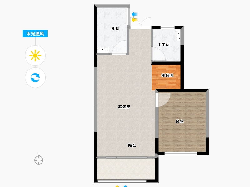 浙江省-丽水市-东方嘉苑-93.01-户型库-采光通风