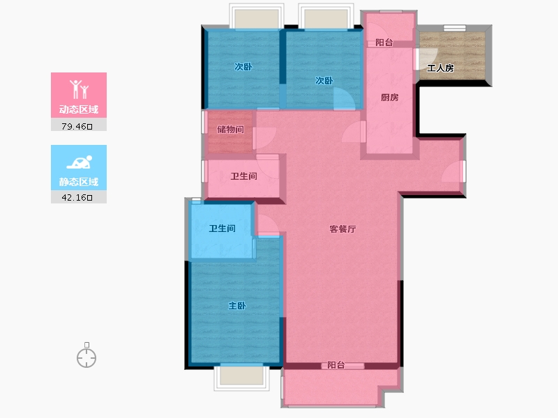 江西省-南昌市-滨江明珠-114.01-户型库-动静分区