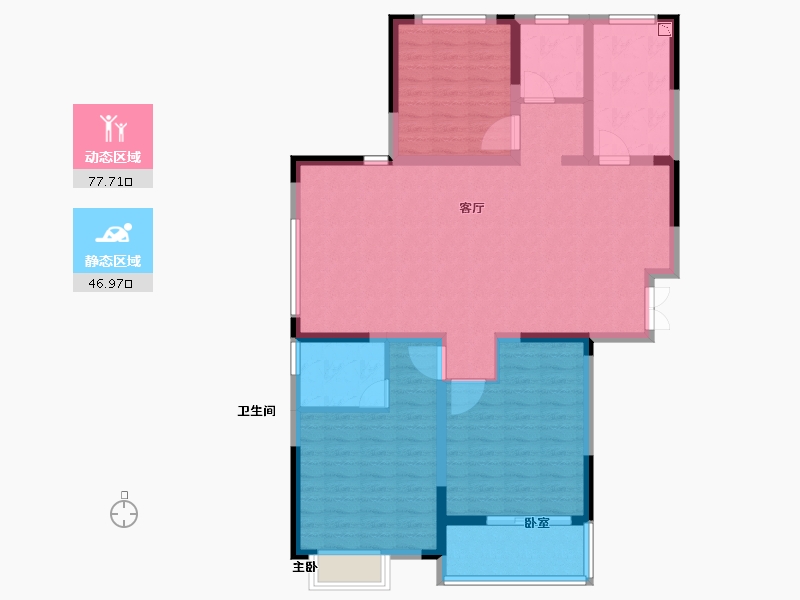 安徽省-马鞍山市-圳秀金湖湾B区-112.40-户型库-动静分区