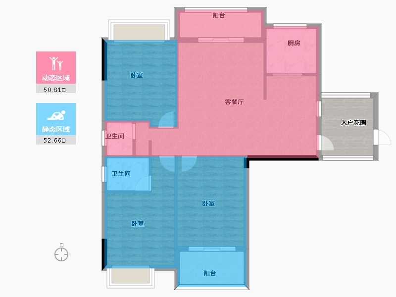 江西省-上饶市-富金·新世界-101.19-户型库-动静分区