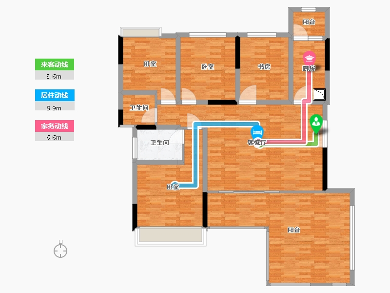 四川省-眉山市-天府金融港-120.08-户型库-动静线