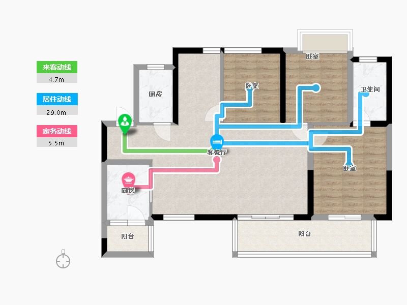 四川省-德阳市-德阳绿地智慧公园城-94.04-户型库-动静线