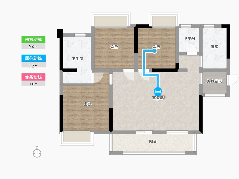 四川省-巴中市-依山郡-83.47-户型库-动静线