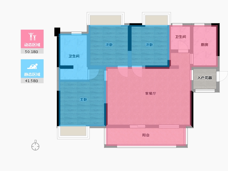 四川省-巴中市-依山郡-83.47-户型库-动静分区