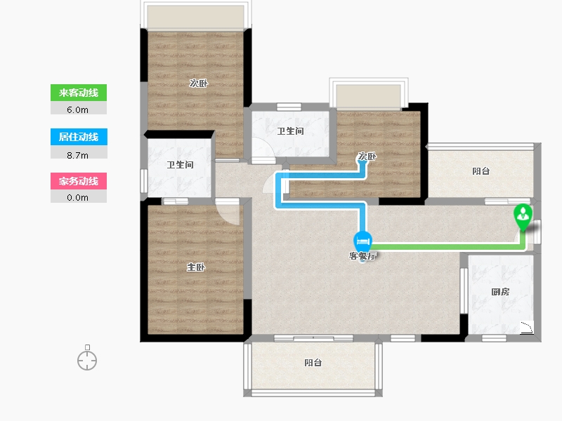 四川省-巴中市-北宸天骄-97.41-户型库-动静线