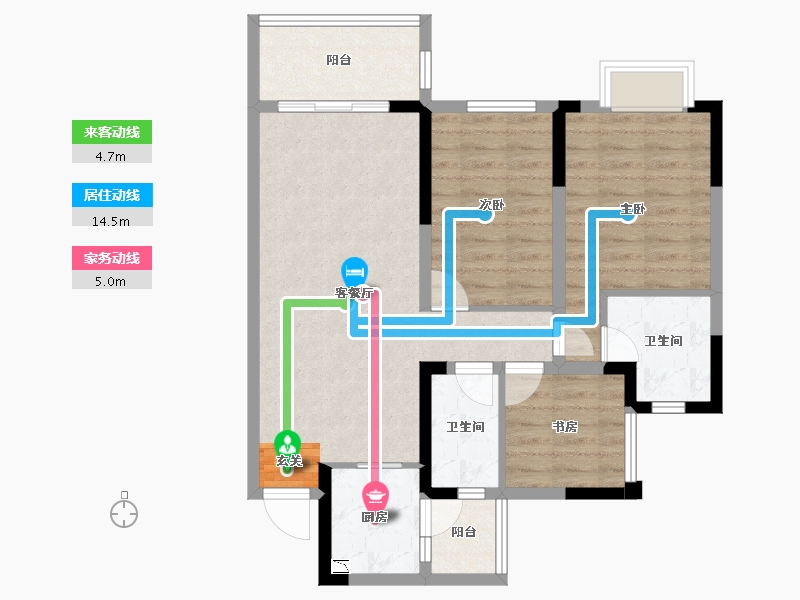 四川省-成都市-龙城半岛-78.11-户型库-动静线