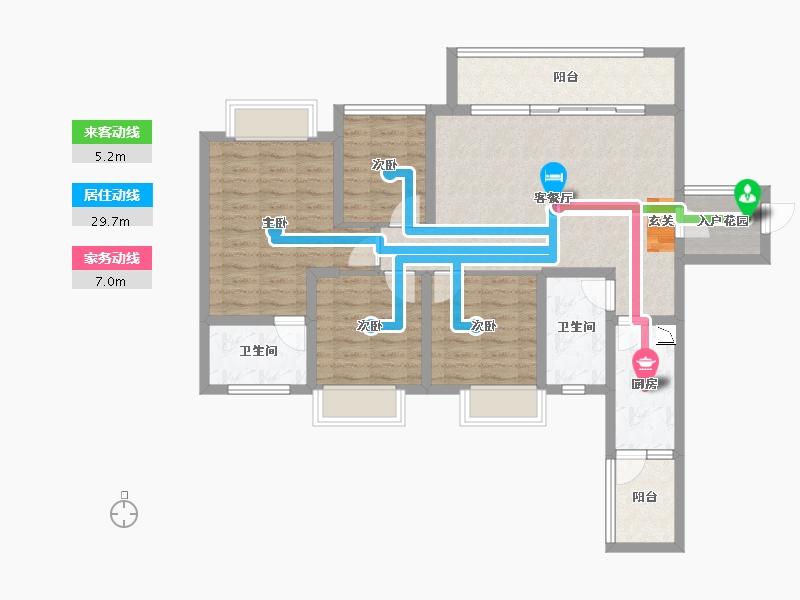 四川省-成都市-金恒德时代金悦-95.11-户型库-动静线