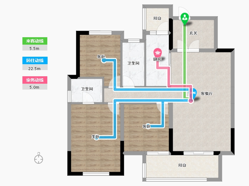 四川省-内江市-邦泰天著-97.02-户型库-动静线